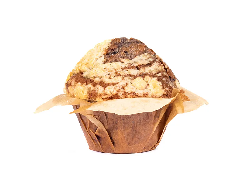 Muffin dans sa caissette en papier